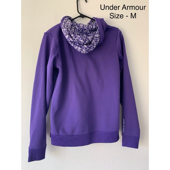 Under Armour (UA) Purple Hoodie - Picture 2 of 2